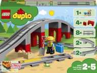 10872 LEGO® DUPLO Town Traukinių tiltas ir bėgiai