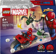 76275 LEGO®  Super Heroes Gaudynės Motociklu: Žmogus Voras Prieš Daktarą Aštuonkojį