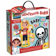 LISCIANI MONTESSORI BABY medinė magnetinė dėlionė puzzle Baby Doctor, 97159