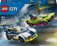 60415 LEGO® City Policijos Automobilis Ir Galingo Automobilio Gaudynės