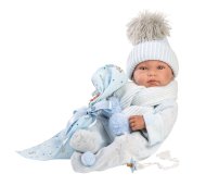 LLORENS kūdikis Tino su antklode 43 cm, 84337