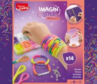 MAPED CREATIV kūrybinis rinkinys Imagine Style bracelets Neon, 3154149074044