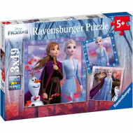 RAVENSBURGER dėlionė Frozen 2 Kelionė prasideda, 3x49d., 50116