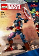 76258 LEGO® Super Heroes Marvel Kapitono Amerikos konstruojama figūrėlė