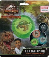 JURASSIC WORLD šviečiantis kamuoliukas su dinozauru Camp Cretaceous, asort., 93-0015