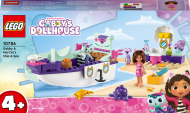 10786 LEGO® Gabby's Dollhouse Gabės ir katytės undinėlės laivas bei vandens pramogos