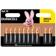 DURACELL baterijos AA, 10 vnt., DURB016