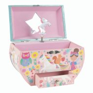 FLOSS AND ROCK ovali muzikinė papuošalų dėžutė Rainbow Fairy, 43P6388