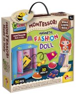 LISCIANI MONTESSORI BABY medinė magnetinė delionė Fashion Doll 50vnt., 98361