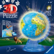 RAVENSBURGER 3D dėlionė Light Up Childrens Globe, 180d., 11288