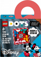 41963 LEGO® DOTS Peliuko Mikio ir Pelytės Minės antsiuvas