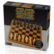 SPINMASTER GAMES žaidimas Mediniai šachmatai, 6033302