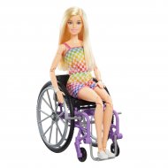 BARBIE madistė neįgaliojo vežimėlyje šviesiais plaukais, HJT13