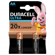 DURACELL baterijos Ultra AA, 2 vnt., DURM089