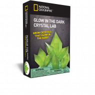 NATIONAL GEOGRAPHIC rinkinys Glow In Dark Crystal Green, NGGIDCRYSTAL