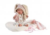 LLORENS kūdikis su rožiniu komplektu, 42 cm,74094