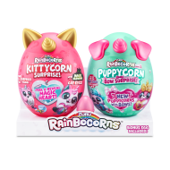 RAINBOCORNS pliušinių žaislų rinkinys Sparkle Heart Surprise Combo, 5 serija, Kittycorn ir Puppycorn, 9276