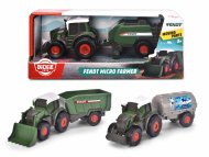 SIMBA DICKIE TOYS traktorius su priekaba Fendt Micro Farmer asort., 203732002
