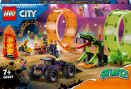 60339 LEGO® City Stunt Kaskadinių triukų arena su dviguba kilpa