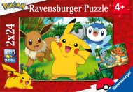 RAVENSBURGER dėlionės Pokemon: Pikachu and Friends, 2x24d., 5668