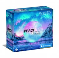 CLEMENTONI dėlionė Peace Puzzle: Šviesiai mėlyna, 500d., 35116