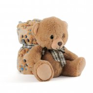 PERLETTI pliušinis žaislas su antklode Teddy meška, 13066