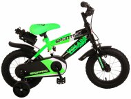 VOLARE Sportivo dviratis 12" žalios ir juodos sp., 2030