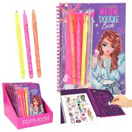 TOPMODEL Neon piešimo knyga su Neon rašiklių rinkiniu, 11932
