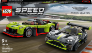 76910 LEGO® Speed Champions Aston Martin Valkyrie AMR Pro ir Aston Martin Vantage GT3