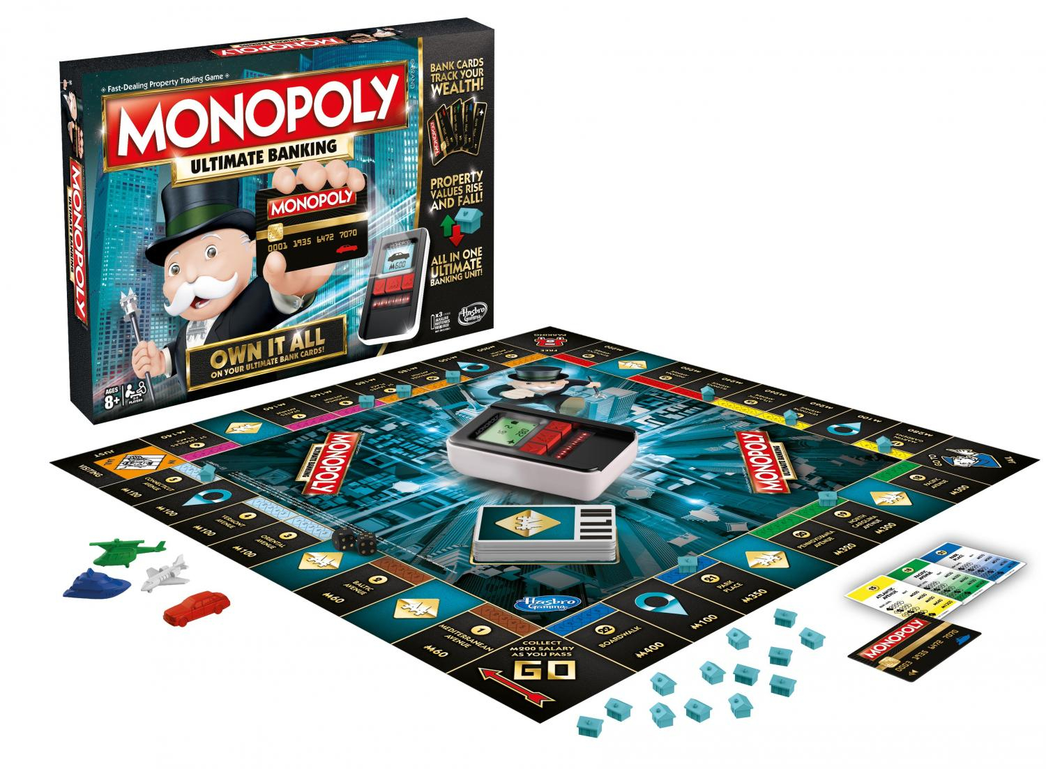 Chromatic Queen march MONOPOLY žaidimas Ultimate Banking LT, B6677 | Klasikiniai