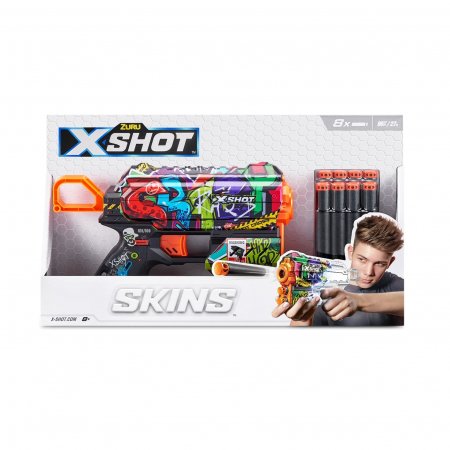 XSHOT žaislinis šautuvas Skins Flux, asort., 36516 36516