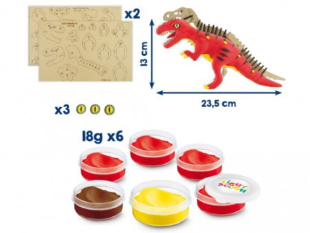 MAPED CREATIV kūrybinis rinkinys Dinos factory T-rex, 907210 907210