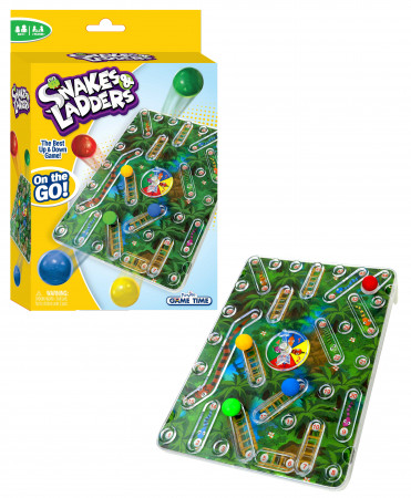 FUNVILLE GAMES žaidimas Snakes & Ladders 3D, kelioninė versija, 61145 61145