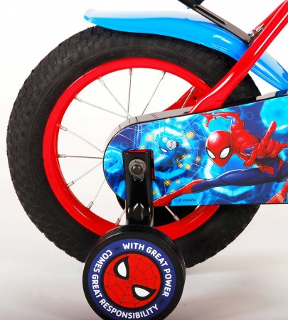 VOLARE Spiderman dviratis 12" raudonos ir mėlynos sp., 21254-CH-NL 21254-CH-NL
