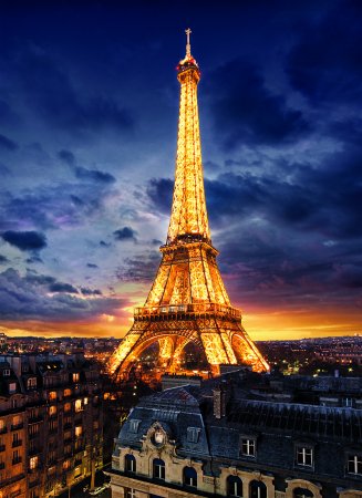CLEMENTONI Dėlionė Eifelio bokštas 1000pcs., 39514 39514