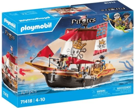 PLAYMOBIL PIRATES Piratų laivas, 71418 