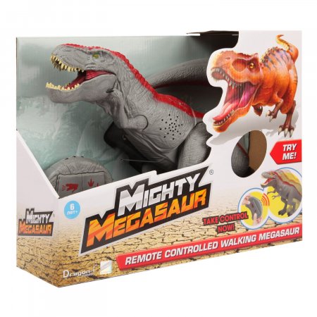MEGASAUR MIGHTY I/R vaikštantis dinozauras Trex, 80081 80081