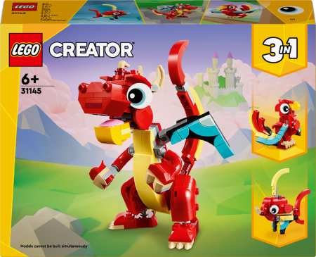 31145 LEGO® Creator Raudonas Drakonas 