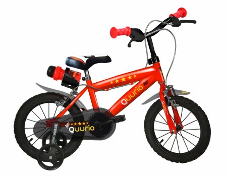 QUURIO BIKE vaikiškas dviratis, dydis 16", raudonas-juodas, 416 U 416 U