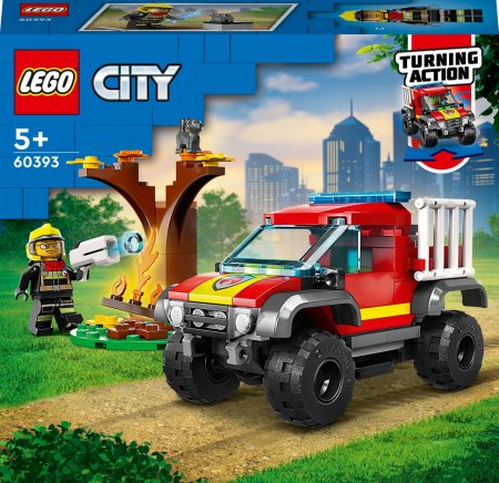 60393 LEGO® City Ugniagesių visureigio pagalbos misija 60393