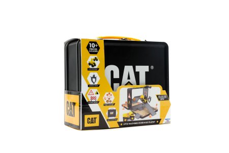 CAT žaidimų komplektas-statybų aikštelė Little Machines Store N Go, 83332 83332