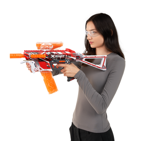 X-SHOT žaislinis šautuvas Hyper Gel, 1 serija, 10000 želinių rutuliukų, asort., 36621 