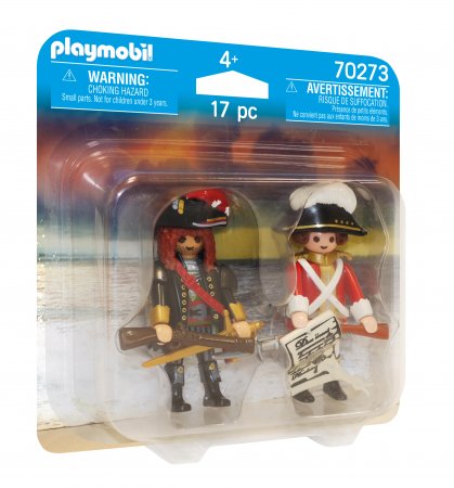 PLAYMOBIL DuoPack Piratas ir Didžiosios Britanijos karys, 70273 70273
