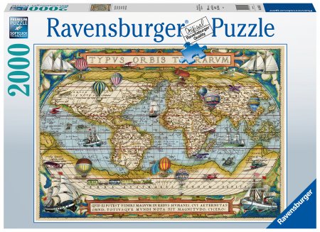 RAVENSBURGER dėlionė Around the World, 2000d., 16825 16825
