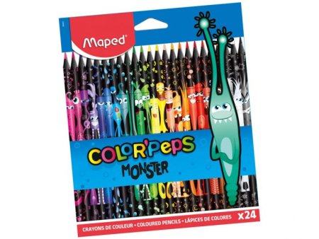 MAPED COLORPEPS spalvoti pieštukai Monster 12vnt, 228626120000 228626120000