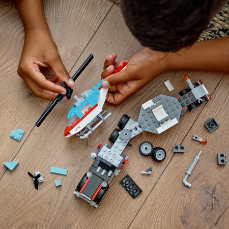 31146 LEGO® Creator Bortinis Sunkvežimis Su Sraigtasparniu 