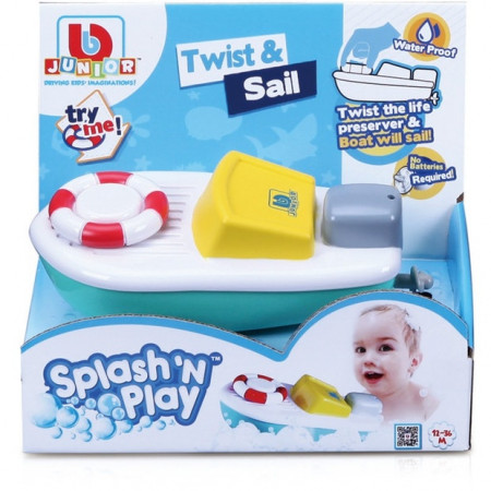 BB JUNIOR vonios žaislas Splash 'N Play Twist & Sail, 16-89002 16-89002