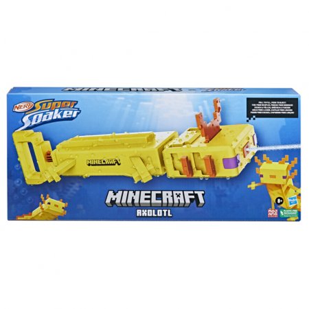 NERF SUPER SOAKER vandens šautuvas Minecraft Axolotl, F76015L0 F76015L0