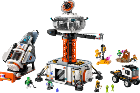 60434 LEGO® City Kosminė Bazė Ir Raketos Paleidimo Aikštelė 