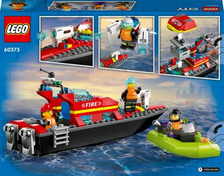 60373 LEGO® City Ugniagesių kateris 60373